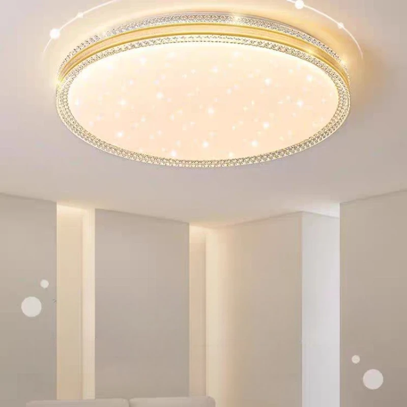 Minimalist Modern LED Ceiling Light Master Bedroom Living Room Circular Ceiling Lamps Study Balcony Hallway Illumination Fixture