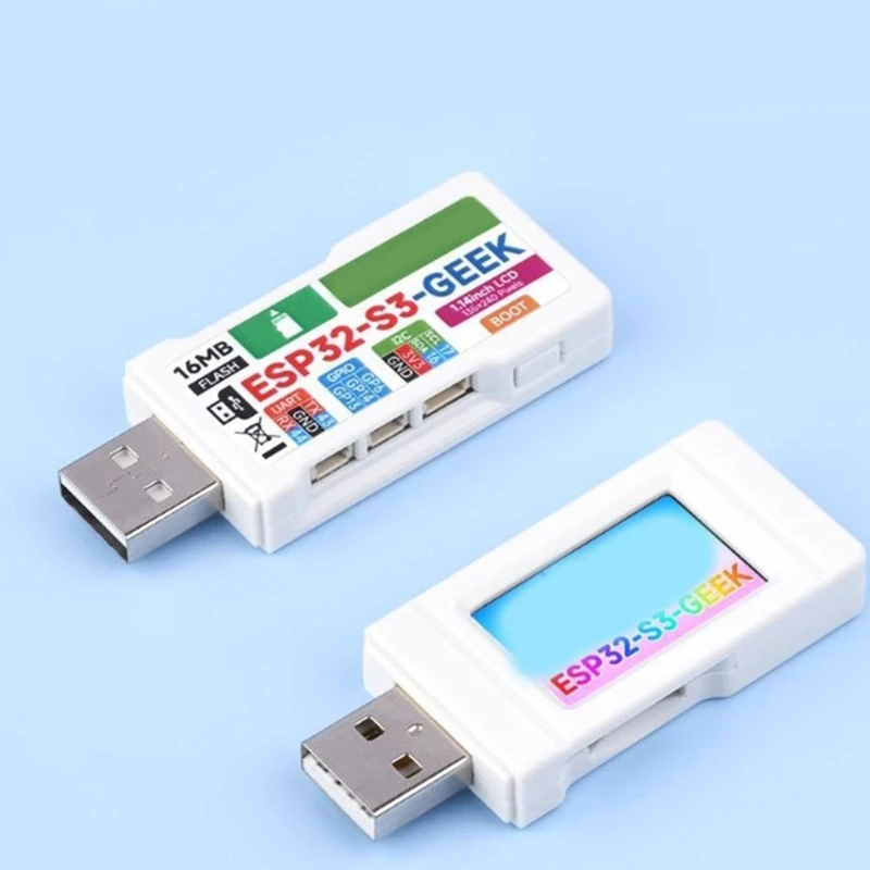 Solution puce ESP32-S3R2, écran LCD couleur 65K 1.14 pouces, compatible WiFi livraison directe