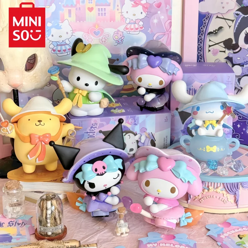 New Genuine Miniso Sanrio Magic Stories Story Series Blind Box Kuromipacha Dog Jade Guigou Festival  Gift