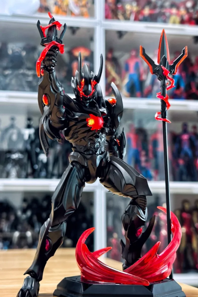 

Новая верхняя игрушка Keeppley Dark Lugiel Ultraman Monster 18 см, игрушка ручной работы, коллекционные подарки для мальчика