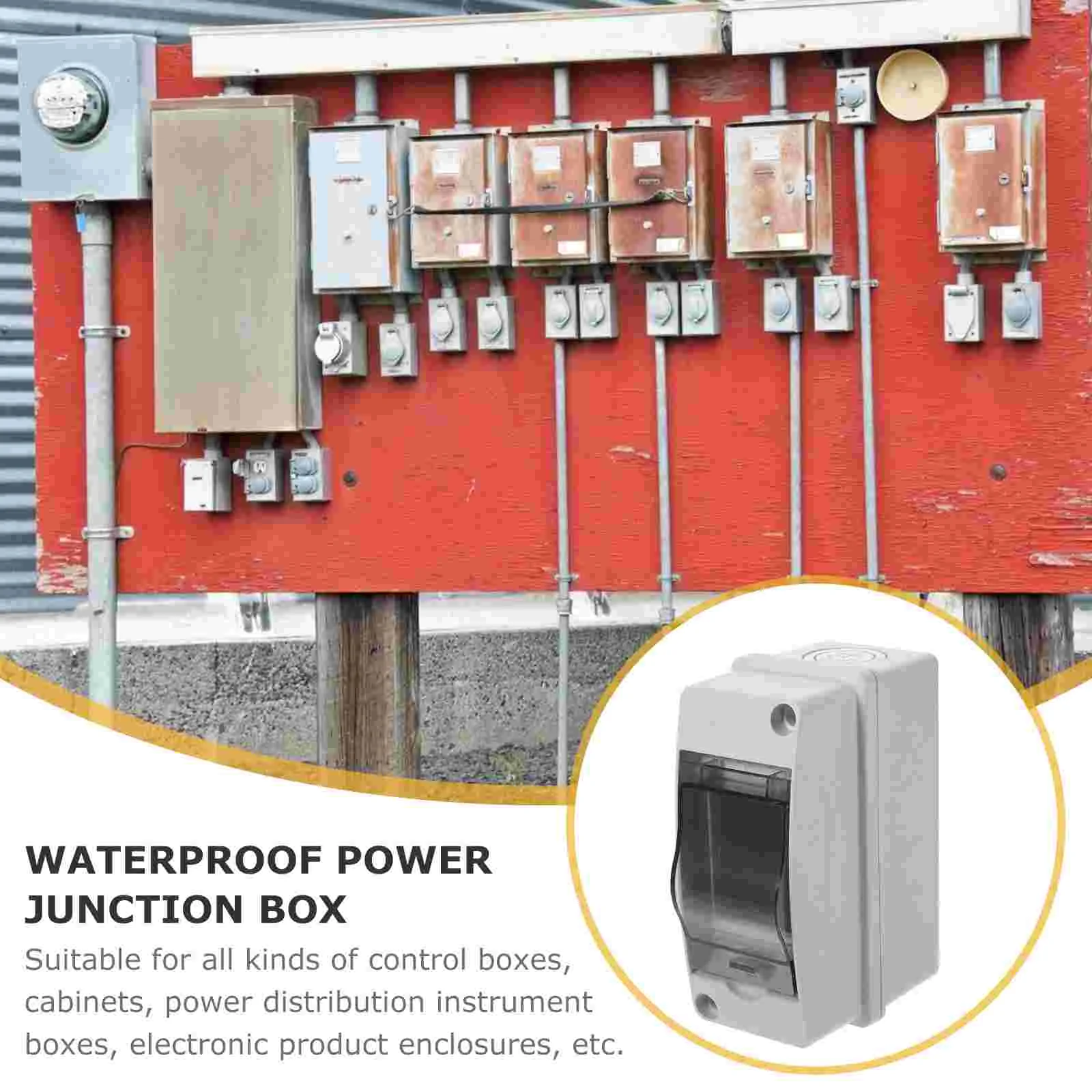 Outdoor Distribution Protection Box Waterproof PC Abs 2 Way Consumer Unit Electrical Boxes