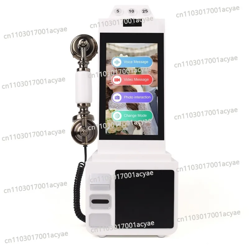 Vintage video check-in machines, phone message boards, wedding audio and video recorders, gatherings and parties