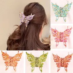 1Pcs New Design Lady's Three-dimensional Colorful Butterfly Hair Claw Fashion Cute Hair Accessories