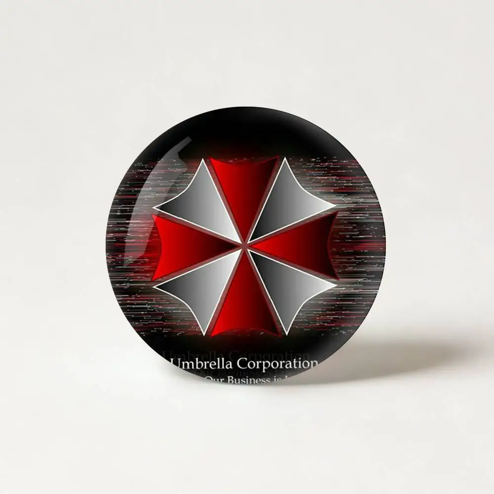 U-Umbrella-A C-Corporation Badge Tinplate Soft Button Pin Brooch Metal Badge Custom Jewelry Accessories Hat Bag Lapel