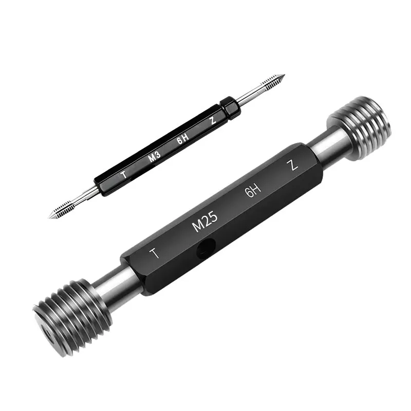 FA 6H Metric Fine Thread Plug Gauge Go No‑Go Gauge M2‑M16 M3 M6 M9 M10 M12 M14 M15 M16 Internal Thread Gage Measuring Tool