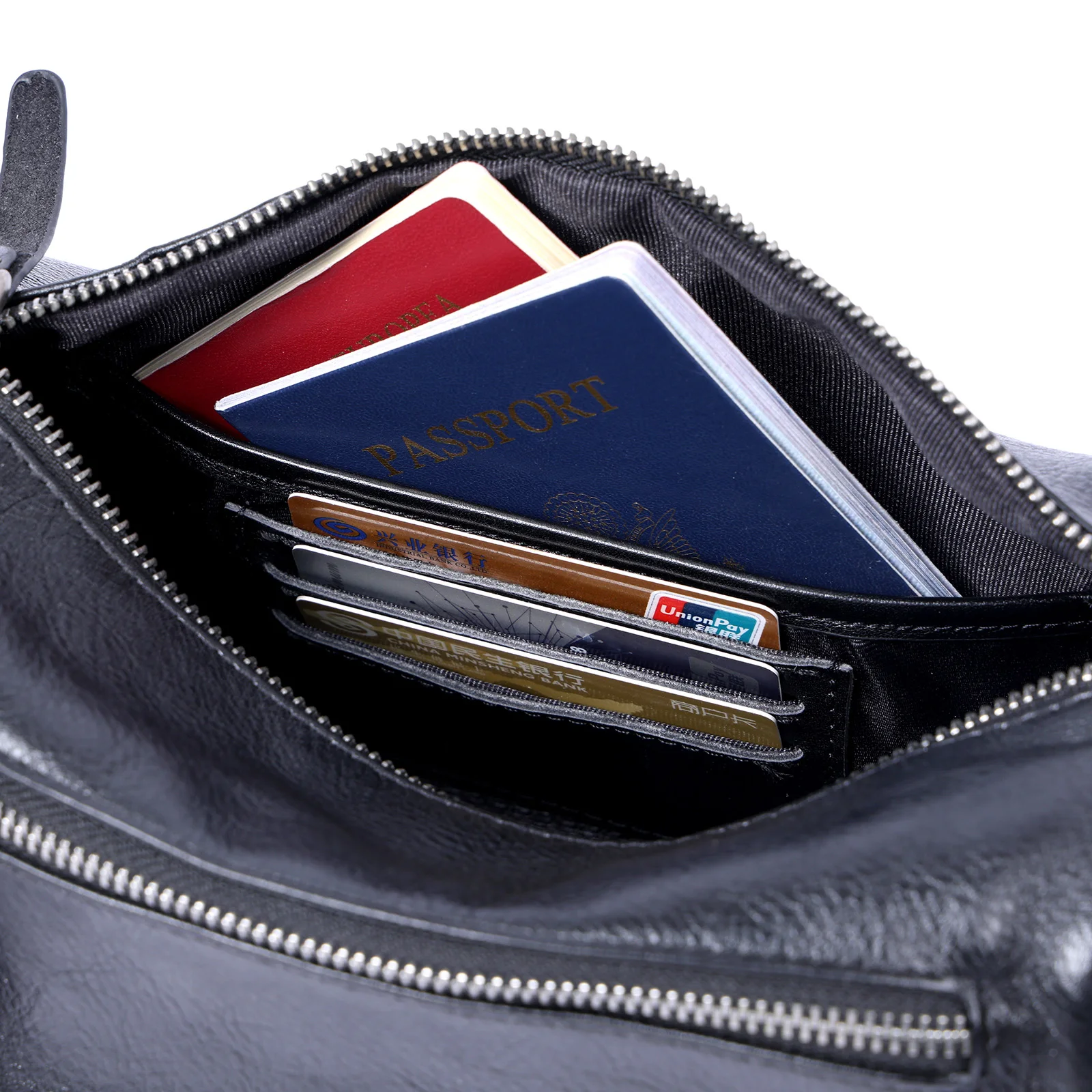 S.WORKER Modische Echtleder-Umhängetasche für Herren, Vollnarbig, Trendige Casual-Crossbody-Tasche, Mini-Umhängetasche für Handy und Schlüssel – Detail 20