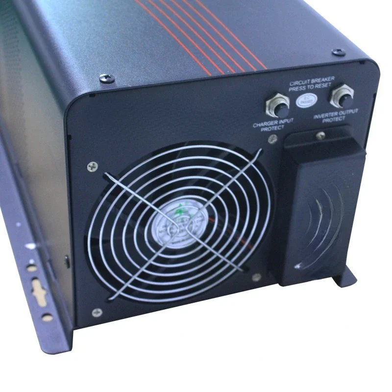 RV modification accessories, power frequency pure sine wave inverter，24V to 6000W inverter integrated with inverter and charging