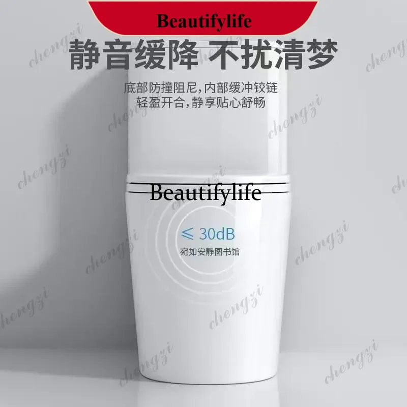 Toilet first-class water efficiency anti-splashing water storage pressurized toilet ab01