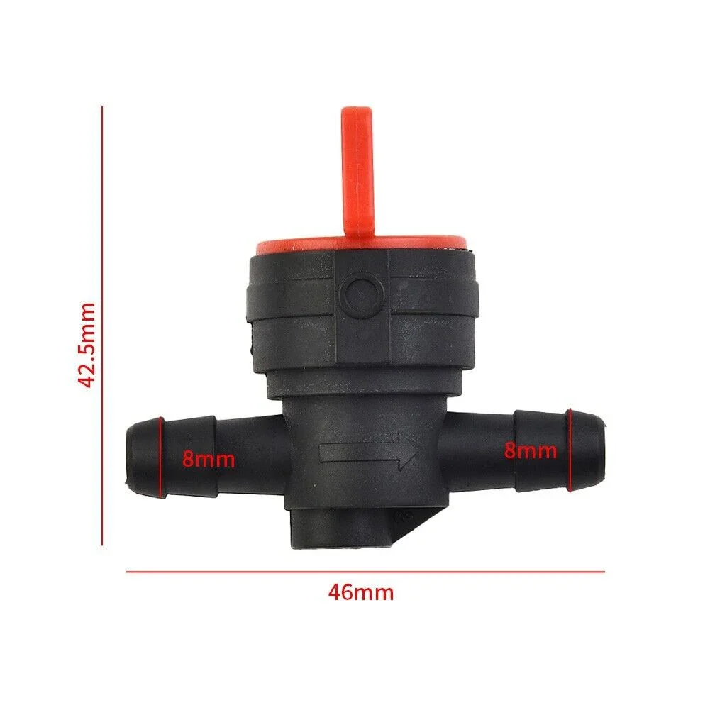 New Accessories Switch Valve 8mm Reliable Lawnmower On-Off Fuel Tap Part Replacement In-line Petrol Switch Fuel