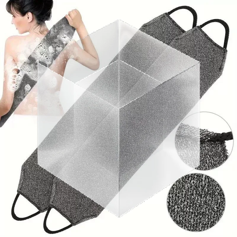 

2Pcs Long African Bath Exfoliating Net Perfect Body Scrubber for Smoother Skin Rituals