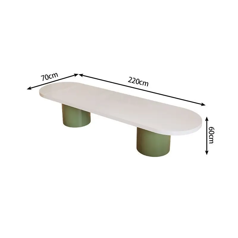 Hand painting reading training reception table and chair combination