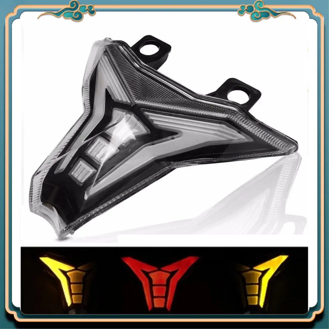 

Latest Motorcycle Rear LED Integrated Tail Light Brake Light Turn Signal Indicator For Kawasaki Z1000 Ninja 250 400 2014-2019