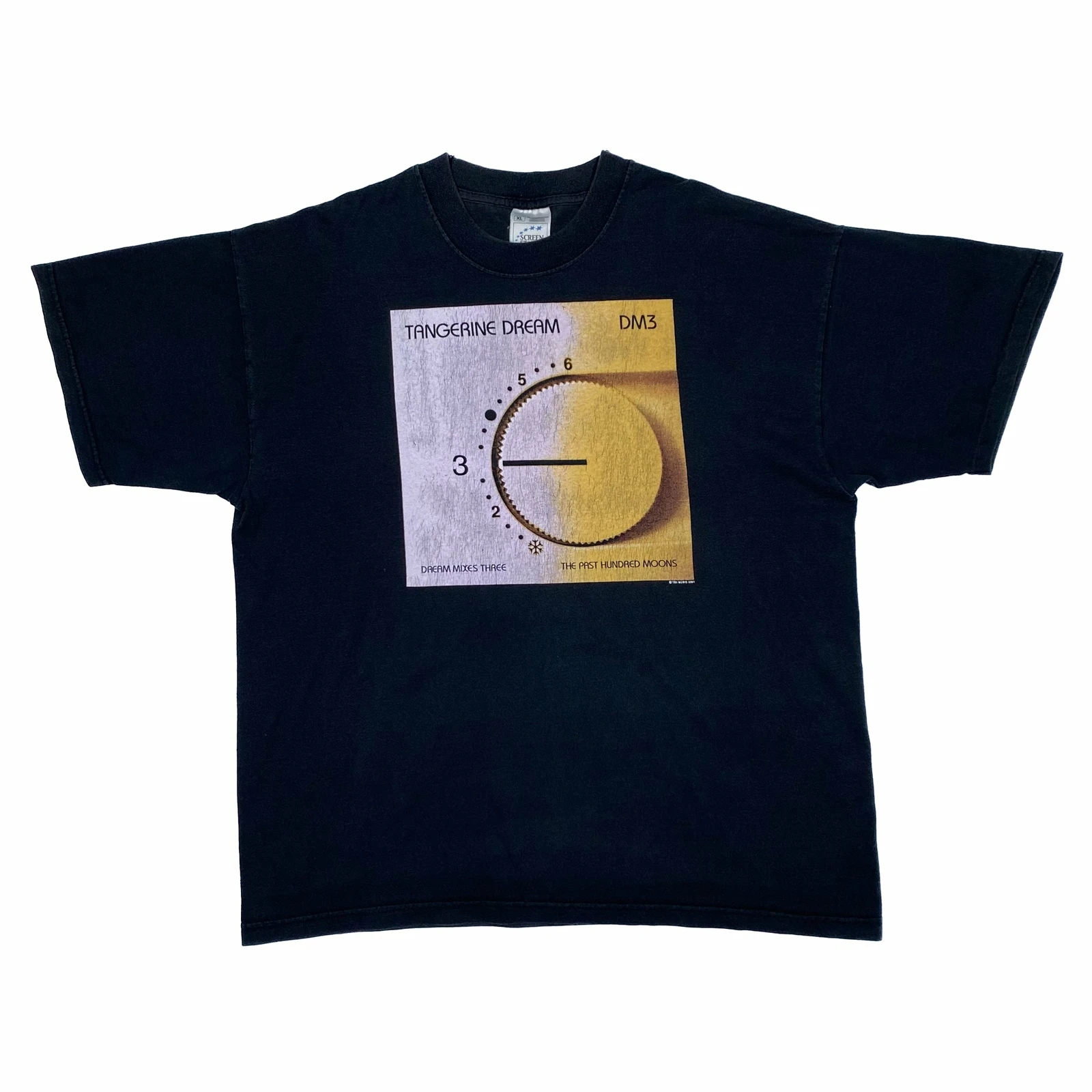 Screen Stars (2001) TANGERINE DREAM “Dream Mixes Três” Camiseta da banda de música XL