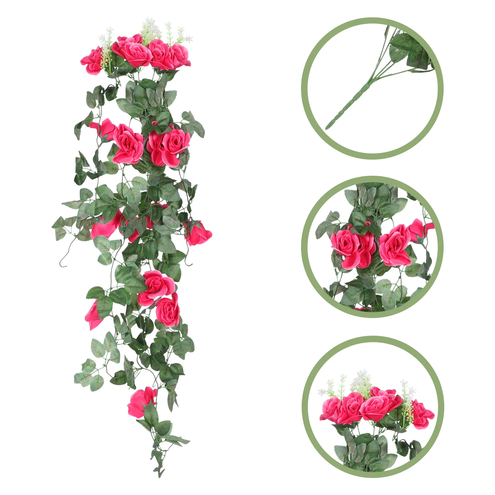 

Simulation Hanging Artificial Violet Flower Wall Hanging Outdoor Garden Porch Wedding Home Decorations Uv Resistant