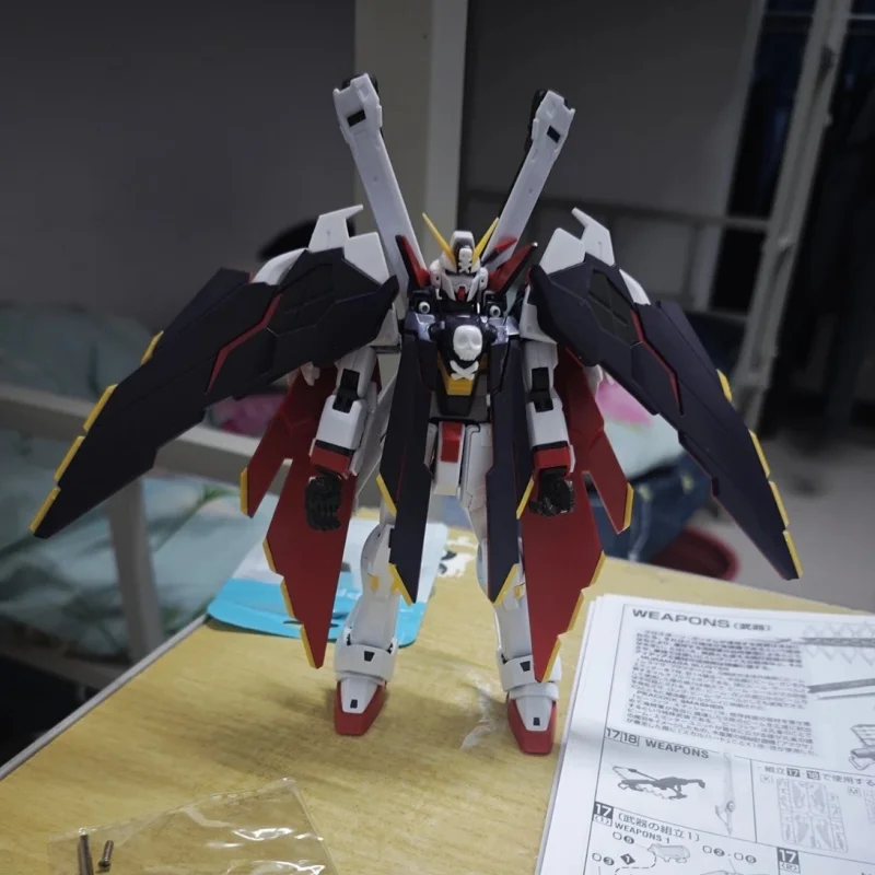 다반 6644 Mg 1/100 Xm-X1 크로스본 X-1 풀 클로스 조립 모델 키트 플라스틱 스켈레톤 애니메이션 액션 플라스틱 모델 피규어 로봇