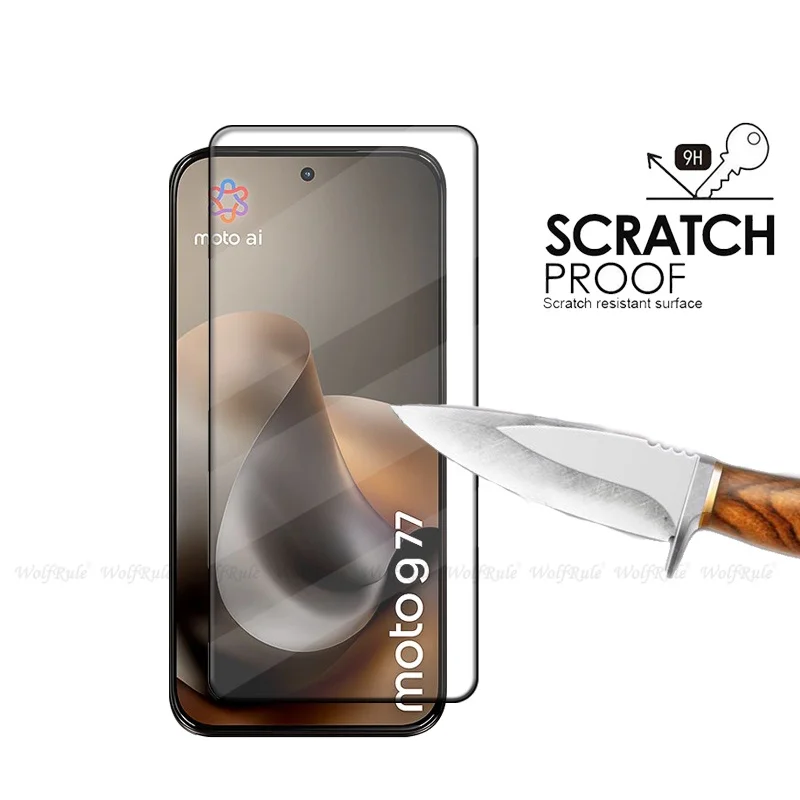 1/2/3/4PCS Für Motorola Moto G77 Glas Moto G77 Gehärtetes Glas Schutzfolie HD 9H Vollständige Abdeckung Kleber Displayschutzfolie Moto G77 G 77 – Detail 1