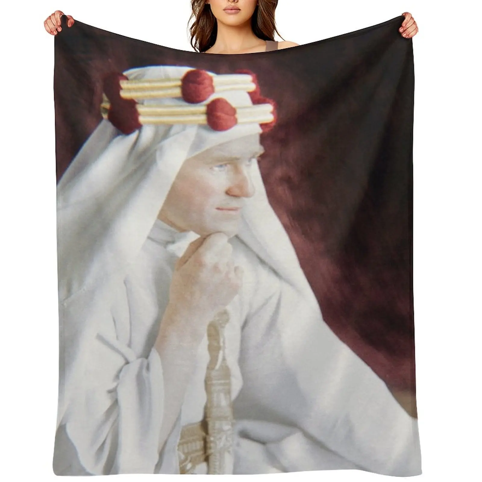 

T.E. Lawrence of Arabia Throw Blanket for babies Polar Summer Cute Blankets