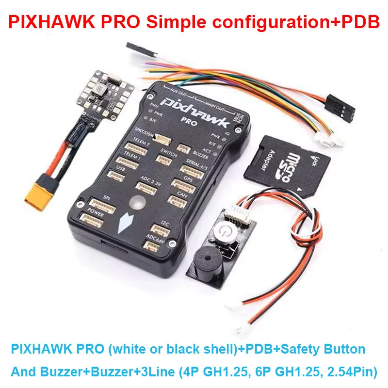 RC PixHawk PRO PX4 PIX 32 Bit Flight Controller with 4G SD Card Safety Button Autopilot Quadcopter Ardupilot ArduPlane ArduRover