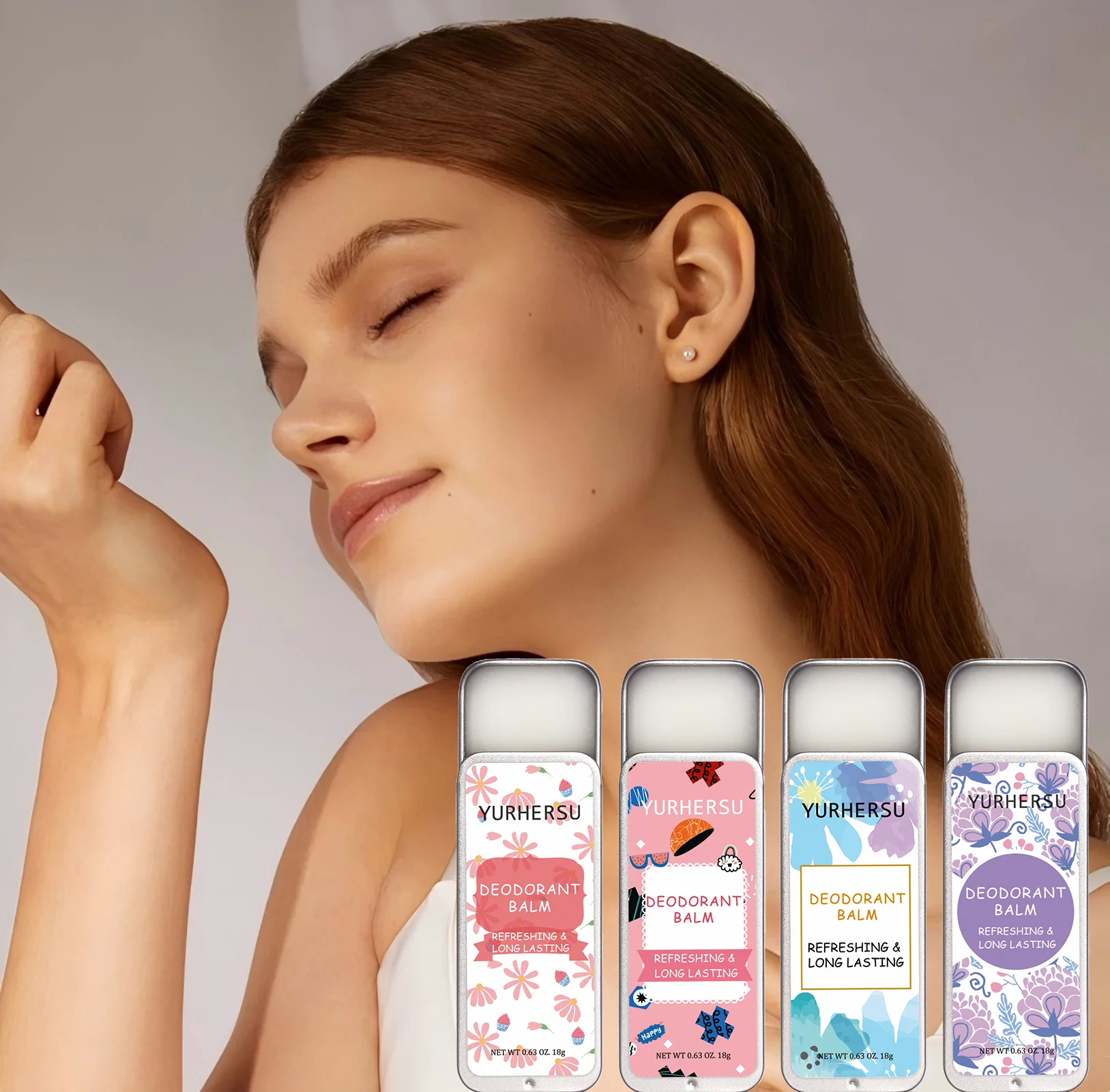 

Набор из четырех предметов для дезодорирующего тела, свежий и уверенный каждый день