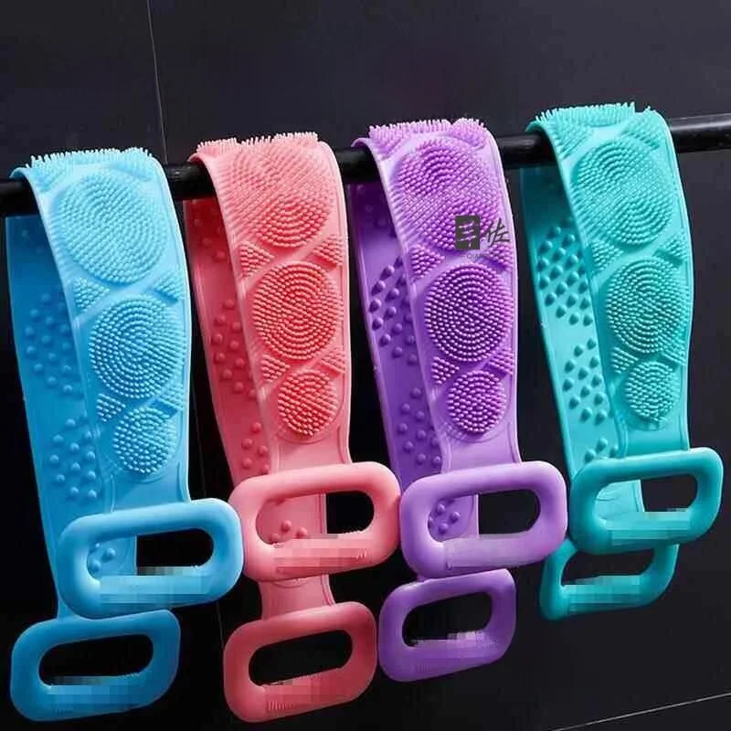 

Silicone Back Scrubber Bath Towel Automatic Male Female Version Mud Brush Back Cleaning Tool Personal Hygiene Household Item