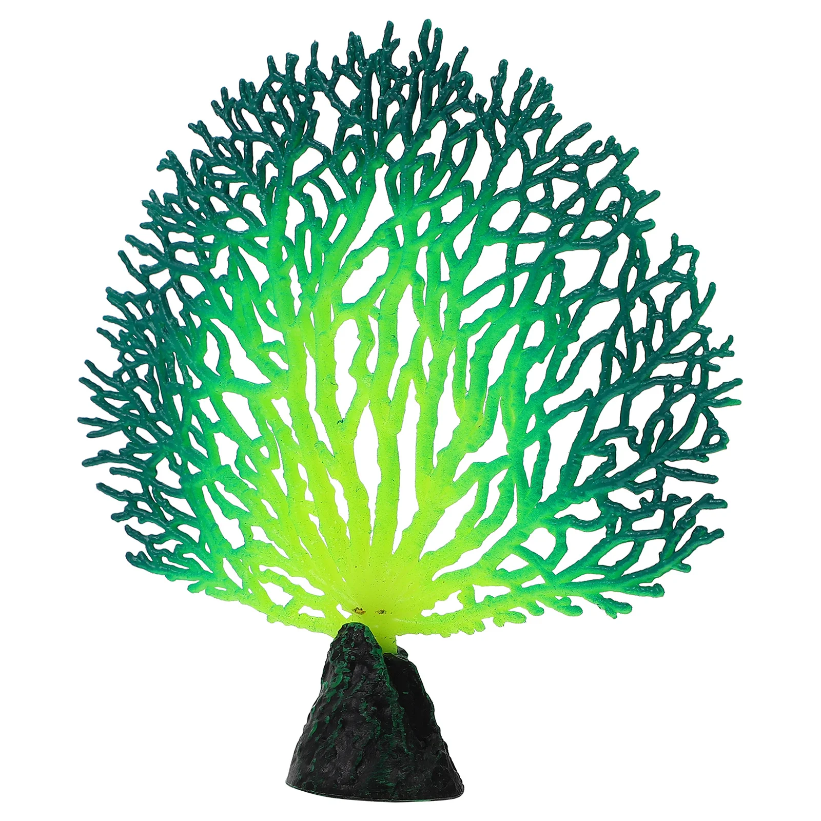 

Simulation Coral Aquarium Decor Artificial Silicone Resin Coral Ornament Luminous Fish Tank Adornment Aquarium Decoration