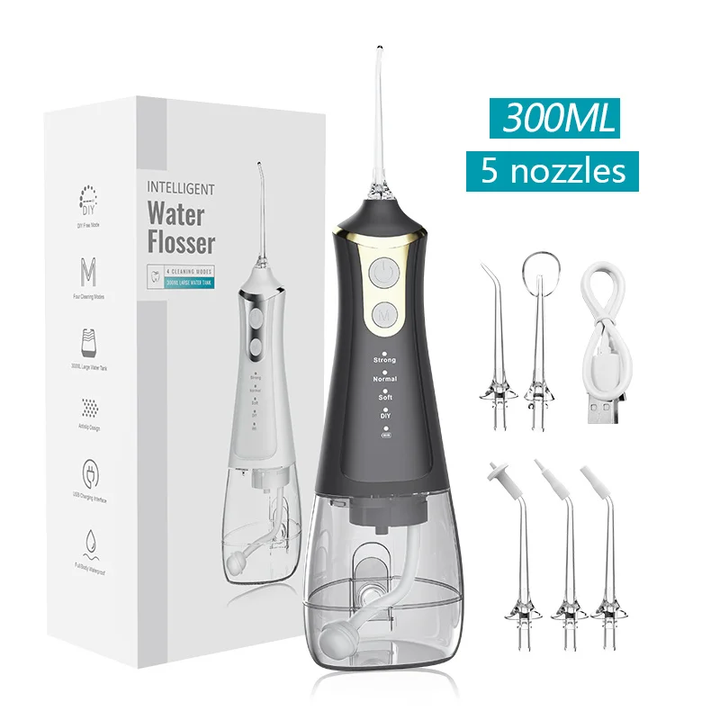 IPX6 Waterproof Oral Irrigator Protable Water Flosser Teeth Whitening Dental Pick Mouth Washing Pulse Dentistry Tools Cleaner