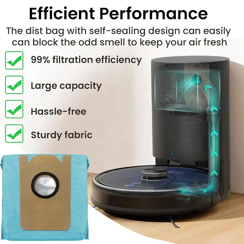 A74G-мешки для пыли для Eufy Robovac L35 Hybrid/L35 Hybrid +/LR30 Hybrid/LR30 Hybrid + запасная часть пылесоса мешок для мусора