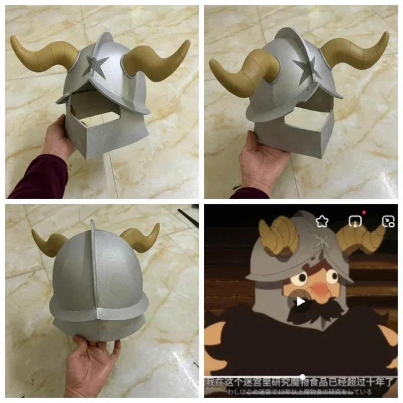 

Новая вкусная модель Dungeon Senshi, реквизит для шлема, маска для косплея, головные уборы, аксессуары для костюмов на Хэллоуин2025