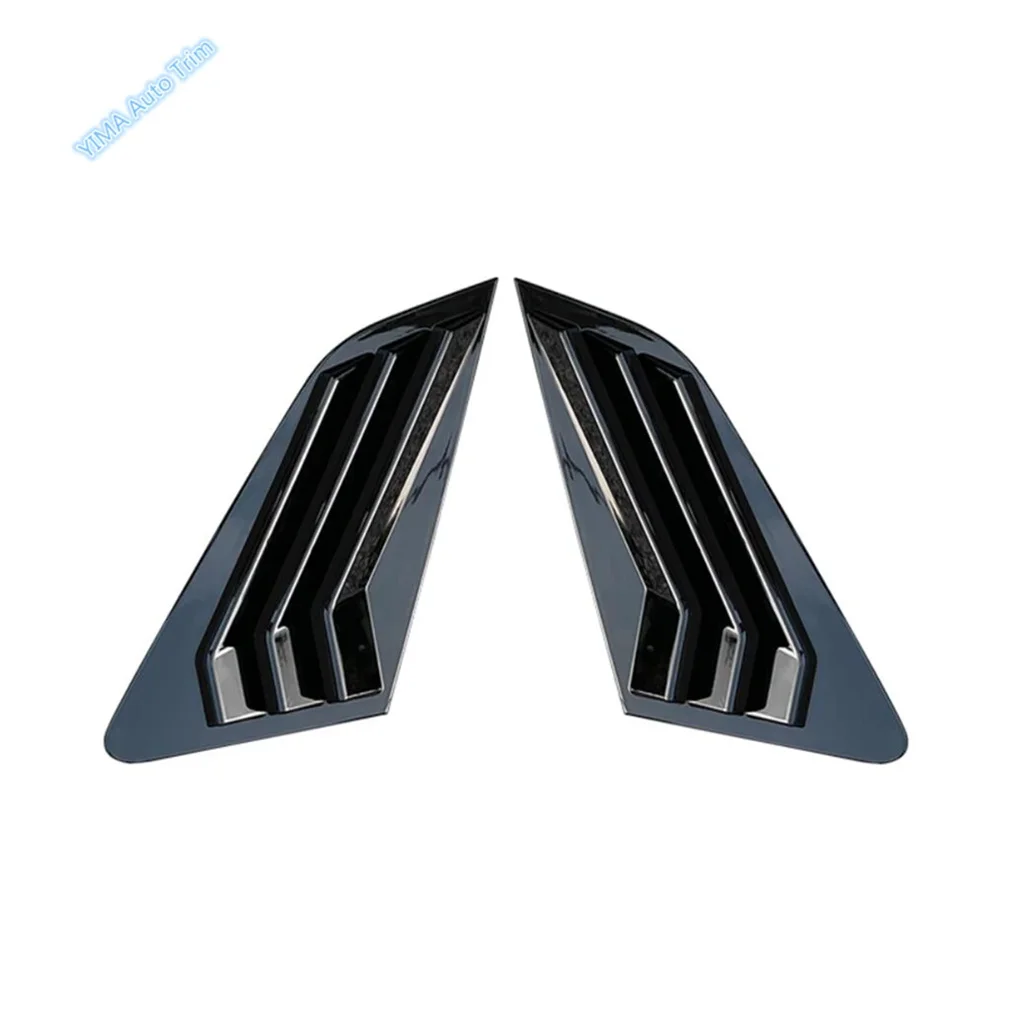 Car Rear Louver Window Side Shutter Cover Trim Sticker Vent Scoop ABS For Audi A3 8Y Sportback Hatchback 2021 - 2024 Accessories