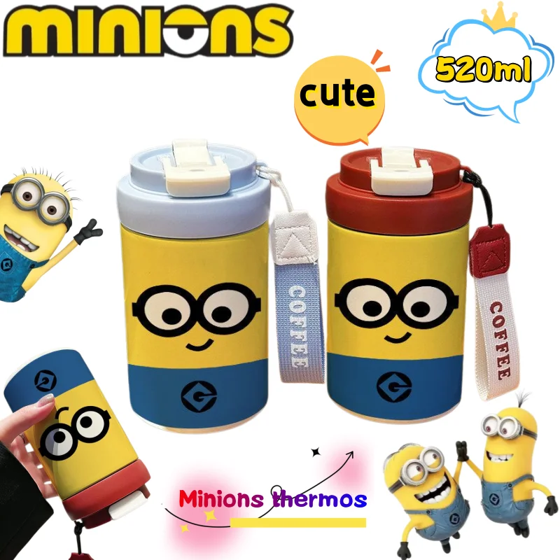 

Minions Despicable Me Dave mug high color value cartoon printing men's and women's portable simple large capacity suction cup
