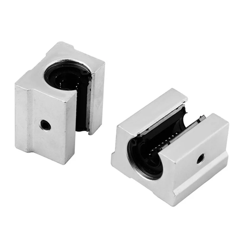 Trilhos e rolamentos lineares aa49, 4 peças de trilho de guia linear 500mm + 8 peças de rolamentos linear 12mm blocos deslizantes sbr12uu