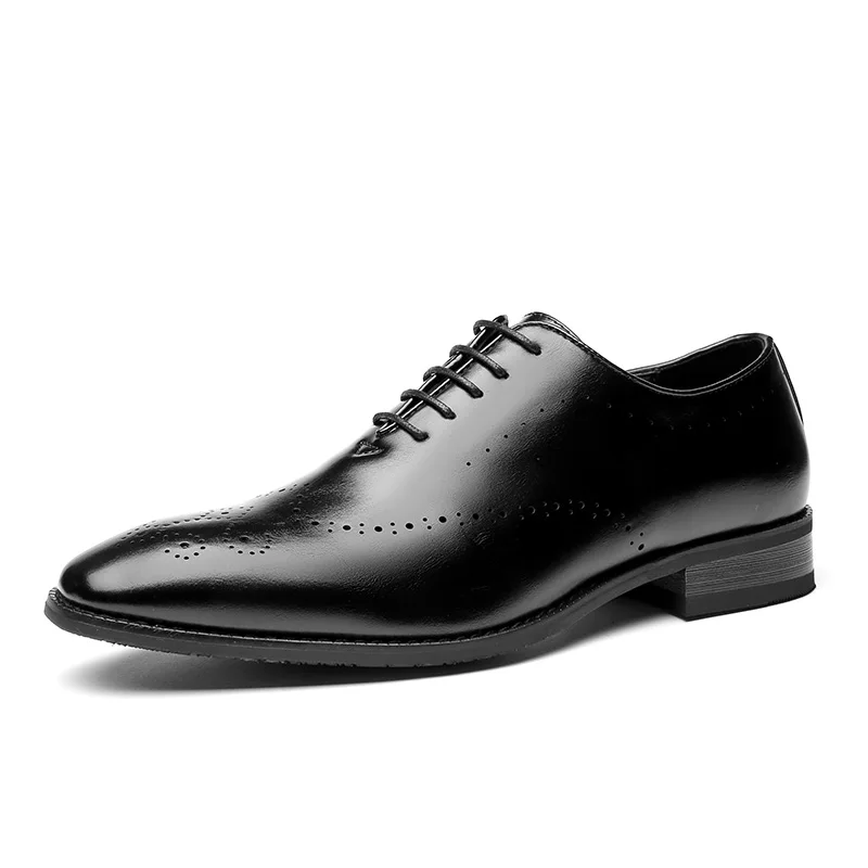 CRUCE Dress Shoes Man Social Shoe Male Formal Shoe Formal Shoes For Men Elegant Man Dress Shoes Men Casual Leather Shoes