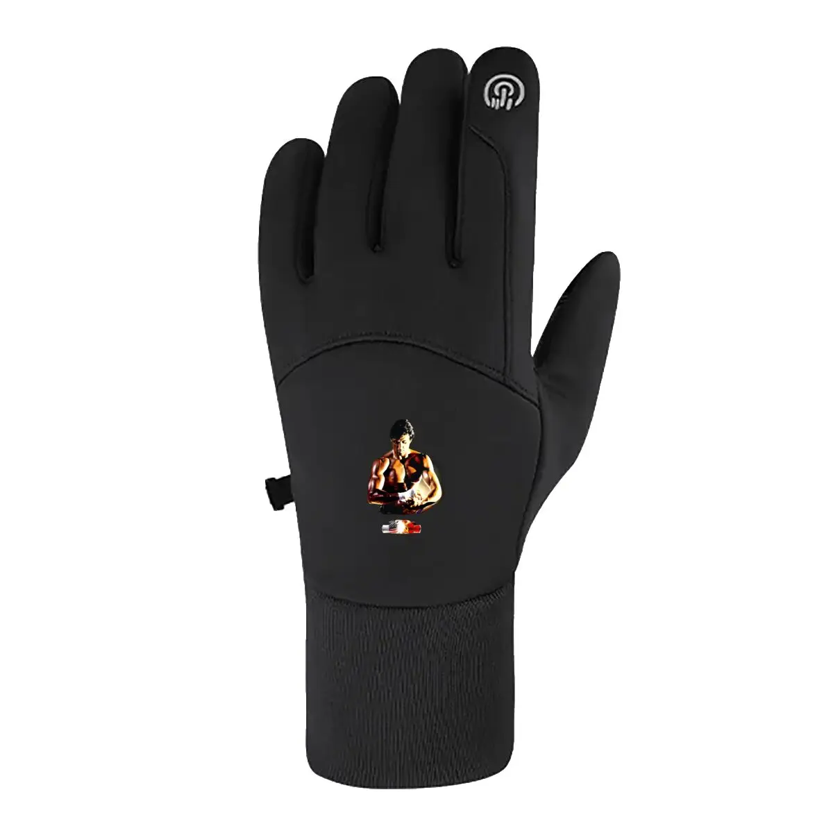 

Теплые перчатки Golden Skull A Symbol of Rebellion для езды на велосипеде и поездок на работу