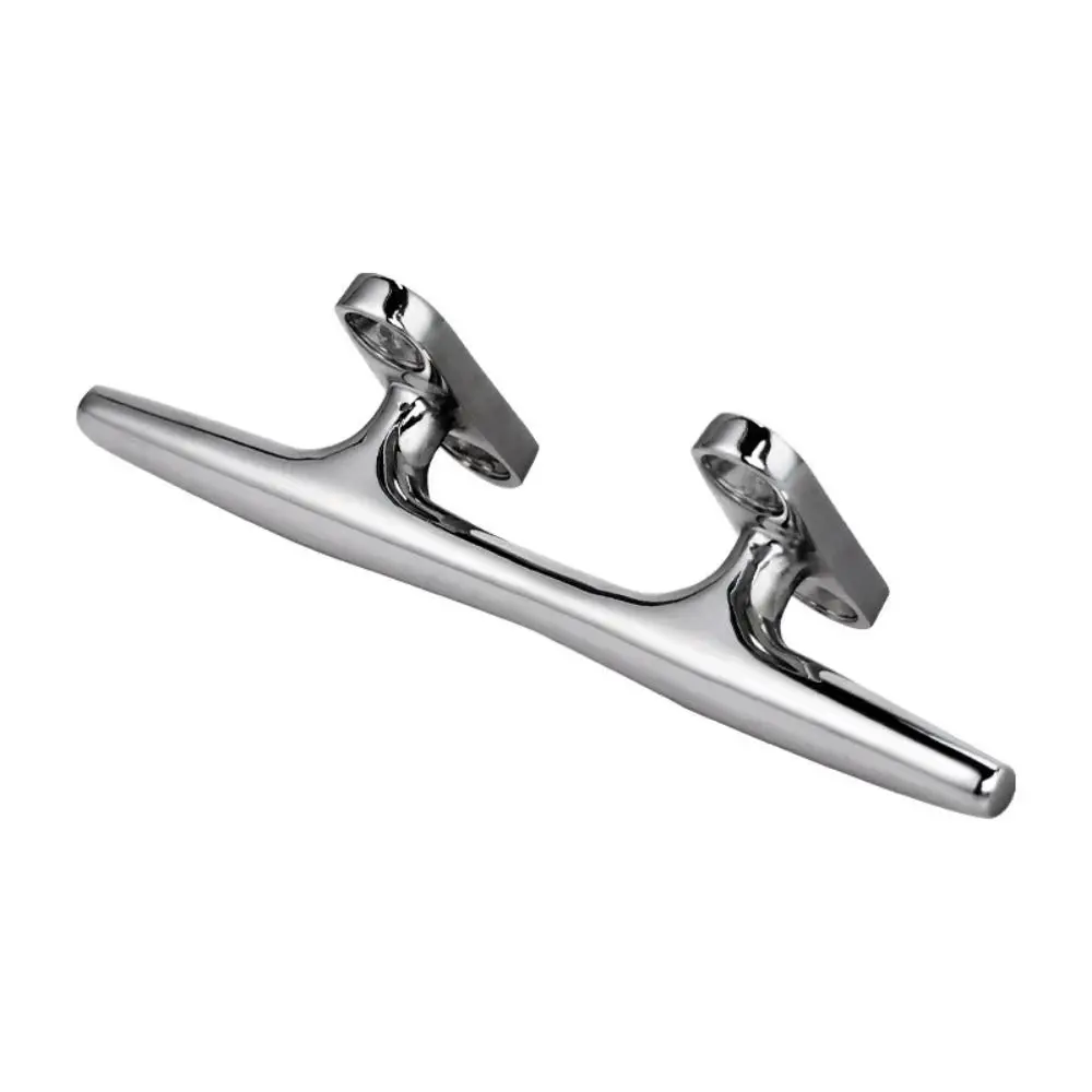 316 Stainless Steel Boat Dock Cleat 4/5/6/8/10/12 Inch Silver Boat Grab Handle Boat Hollow Base Durable Heavy Duty