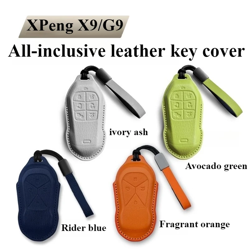 

Чехол для ключей Xiaopeng G9 X9 2024 Xiaopeng G9 X9 max Автомобильные принадлежности G9 X9 pro Чехол с длинной пряжкой для мужчин и женщин Стильный чехол