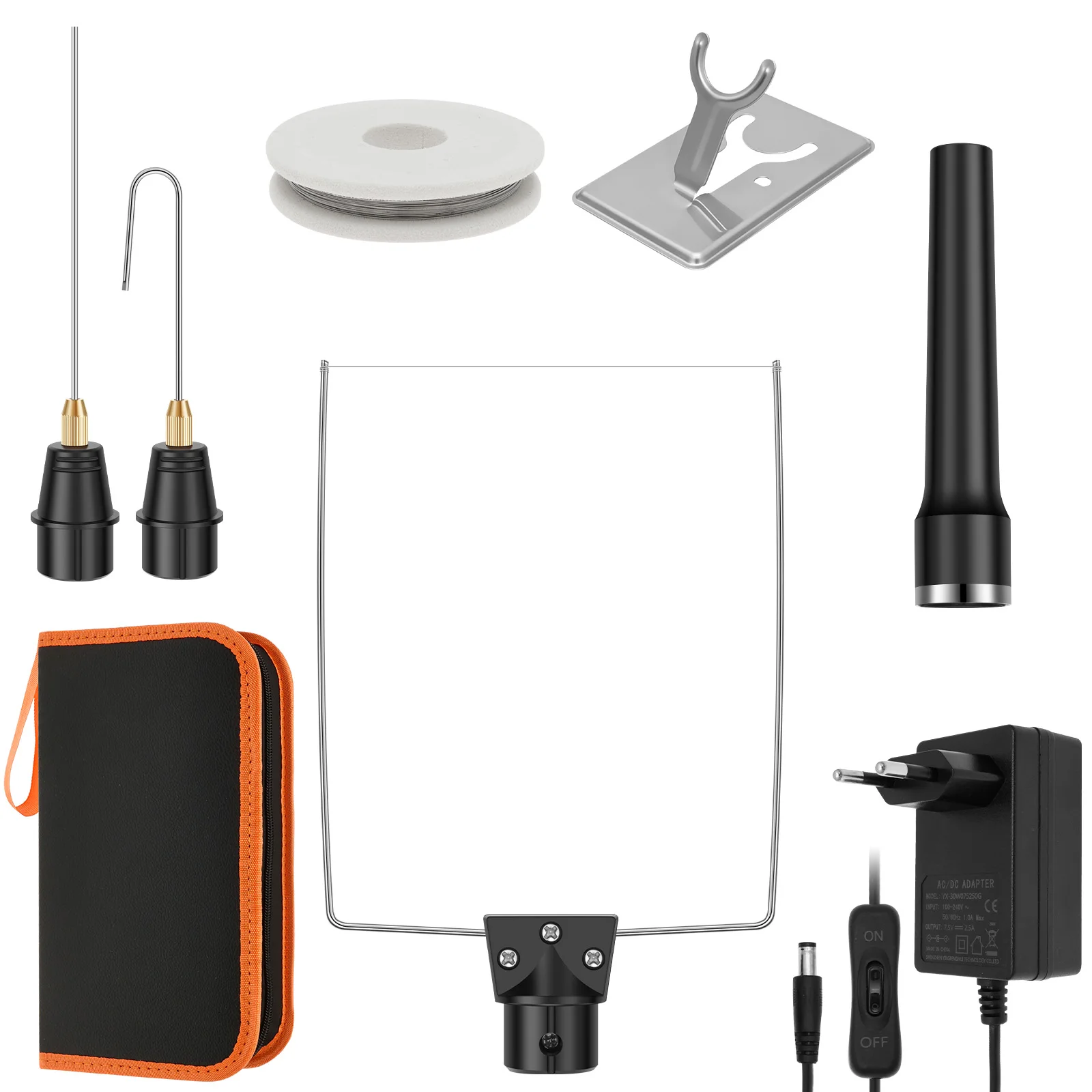 3 in 1 Portable Foam Cutter Hot Wire Foam Cutter Pen Styrofoam Cutting Tools Art Model Multifunctional Electronic Soldering Kit