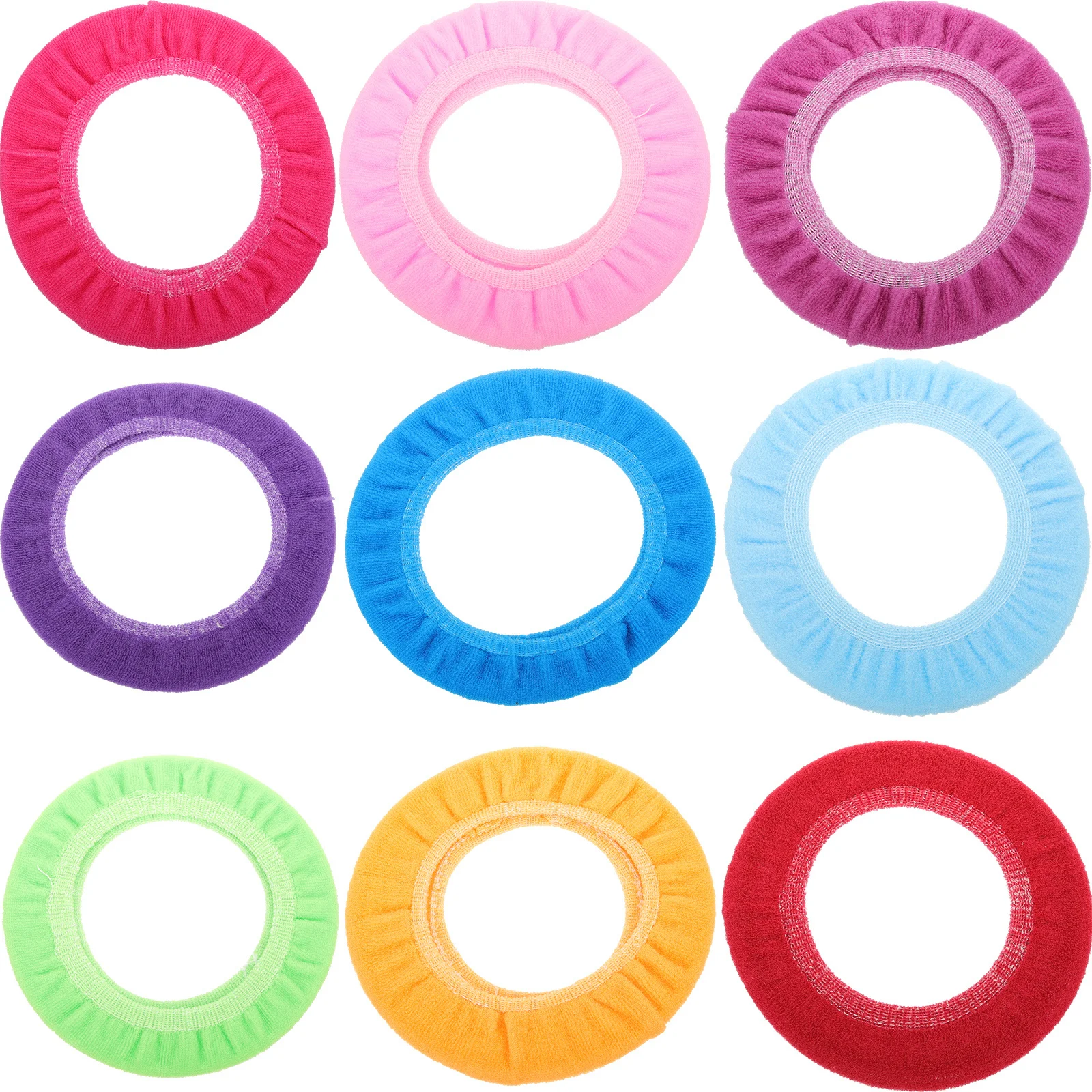 

9Pcs Toilet Seat Pad Extra Soft Washable Reusable Non Slip Design Compact Lightweight Ideal for Travel Easy Storage