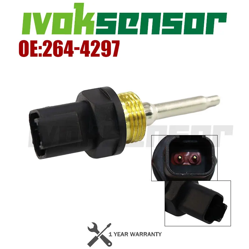 Coolant Temperature Temp Sensor For Caterpillar CAT C7 3126 8YL 725 730 735 740 AP-1000D 420E Truck 264-4297 2644297 1309811