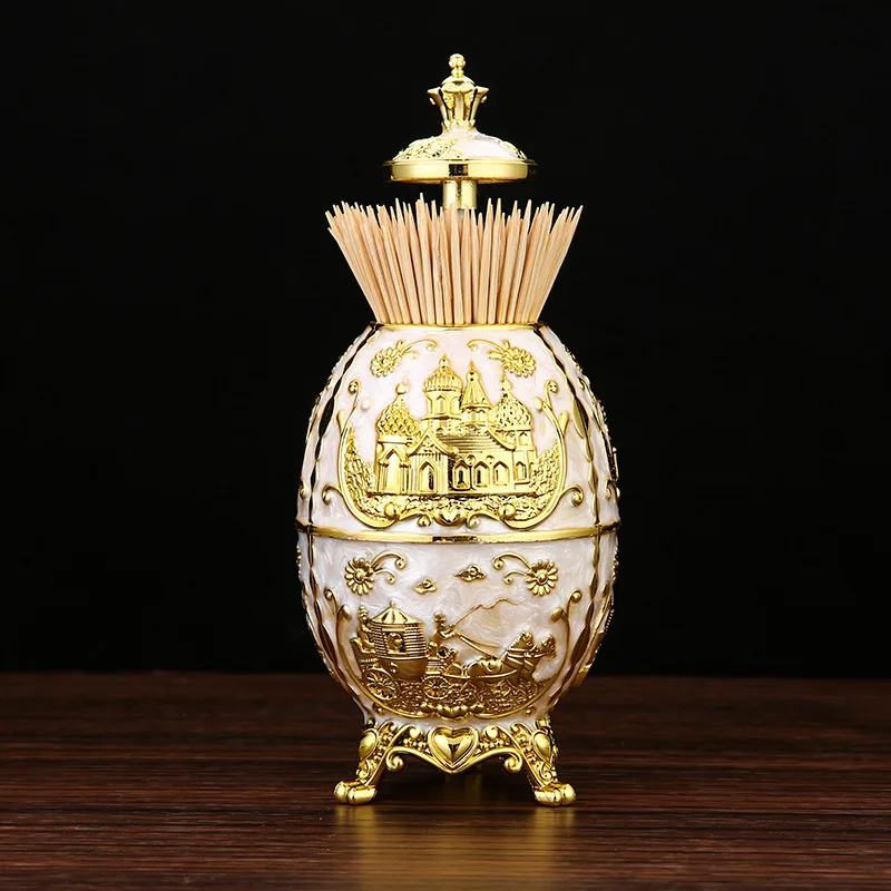 

Palace Crown Automatic Toothpaste Box Fashion Metal Retro Toothpaste Rack Toothpaste Box Home Decoration New Design