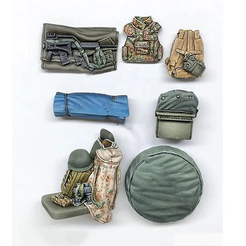 

Resin soldier 1/35 ancient Stowage Set for kit Model Unassambled Unpainted Figure Building Kit