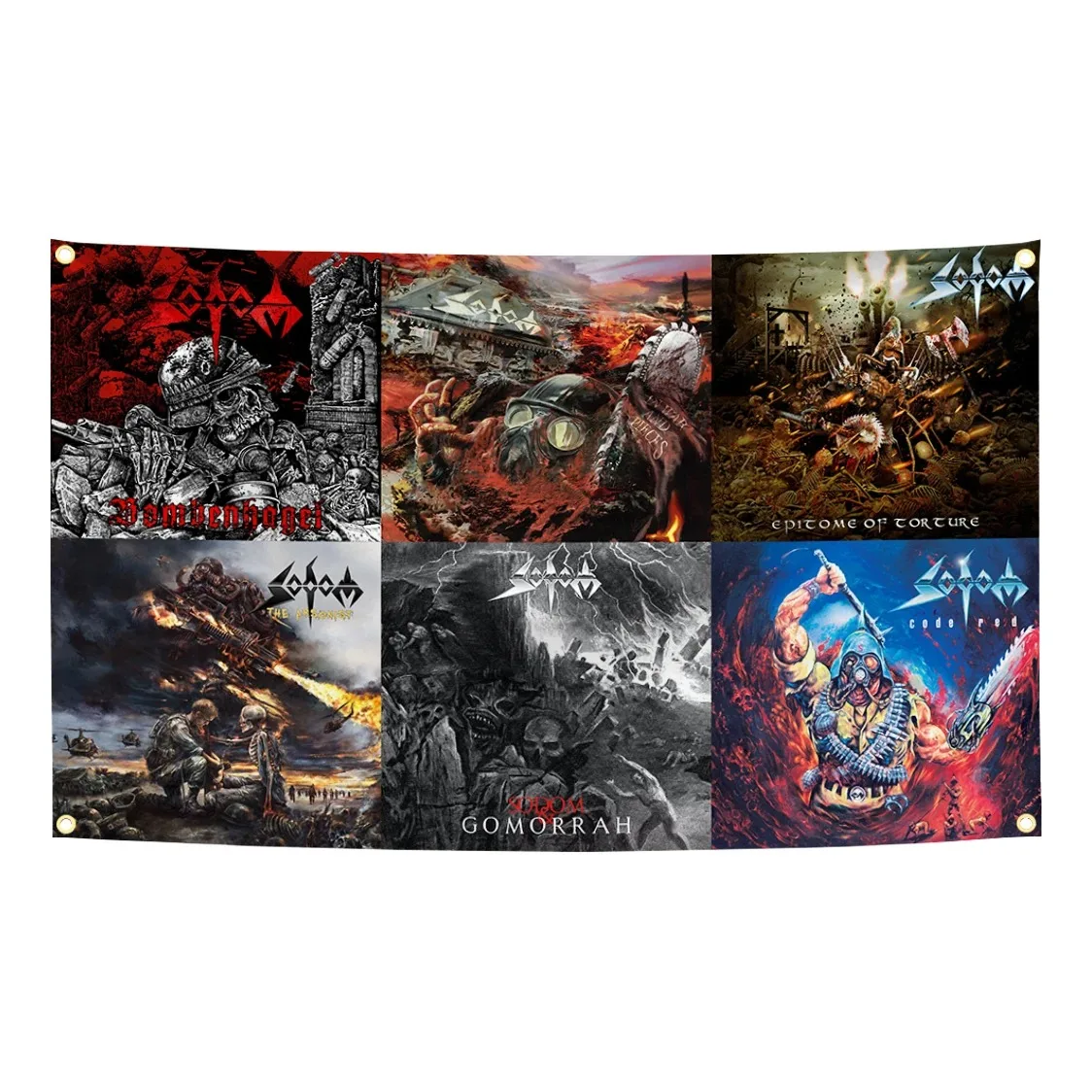 Sodoms Flag Germany Thrash Metal Tapestry Rock Band Home Decor Bedroom Dorm Background Concert Banner Outdoor Indoor Decoration