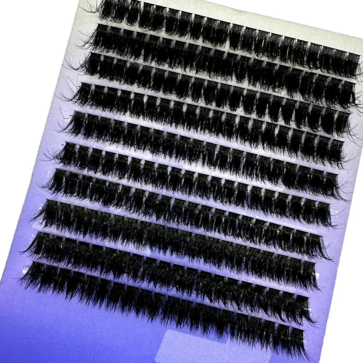 80D/5D 푹신한 밍크 속눈썹 세그먼트 천연 속눈썹 연장 3D 러시아 개별 속눈썹 클러스터 메이크업 도구 속눈썹