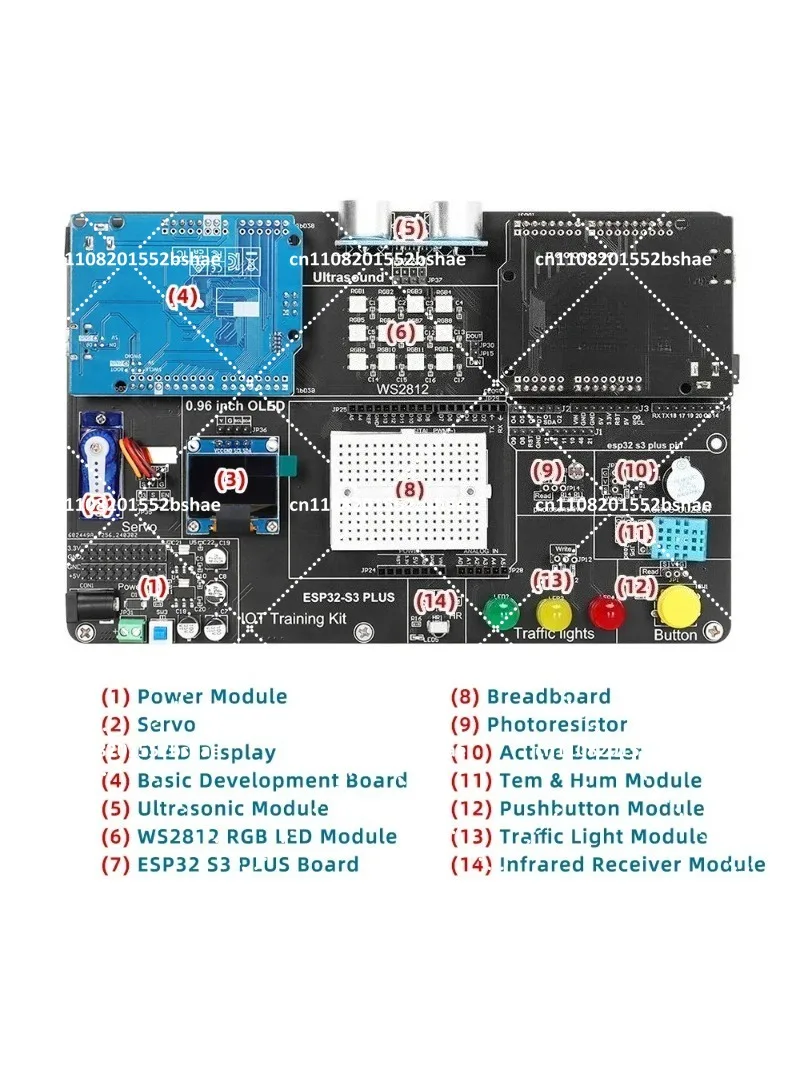 Complete Starter Kit for Arduino Programmable IoT Development ESP32 S3 Plus Educational Set