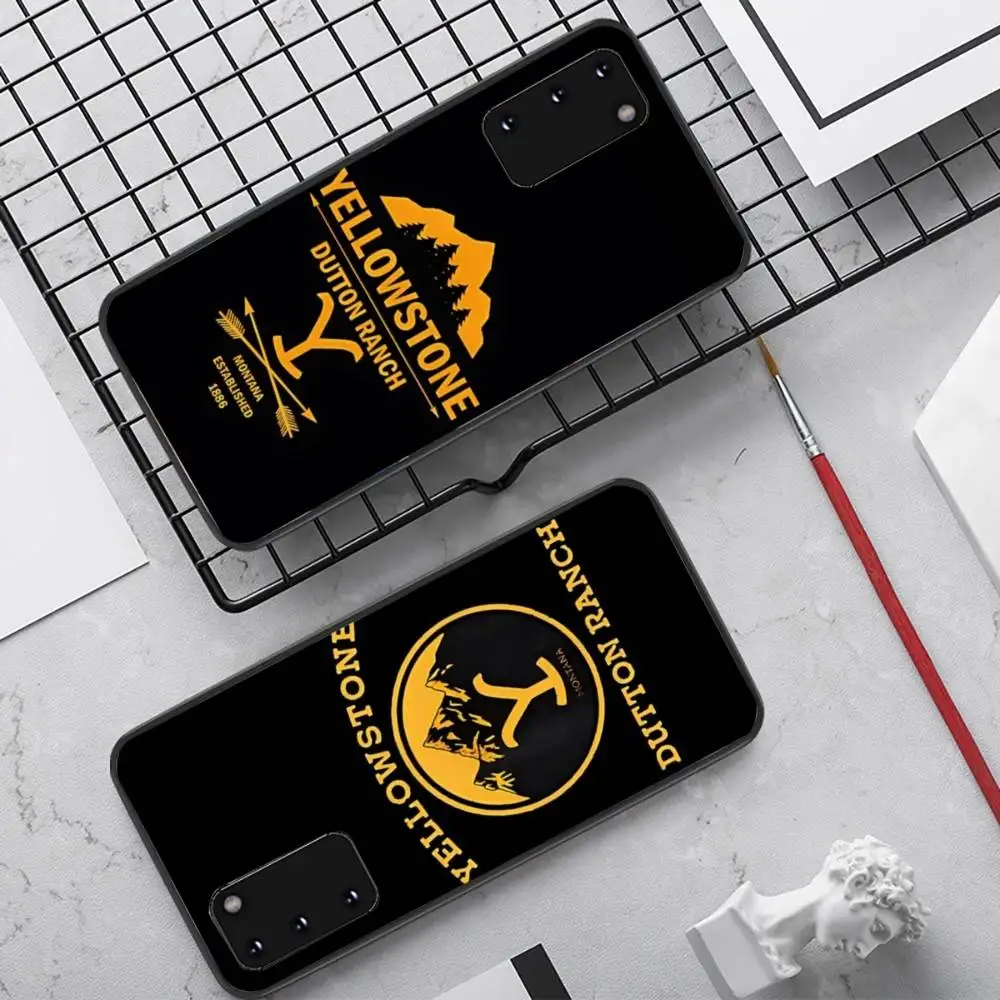 Western Drama Y-Y-Yellowstone TV Show Phone Case For Samsung S 24 Fe 25 Ultra Plus 20 Lite 21 30 22 23 24 22 Ultra 5G Fundas