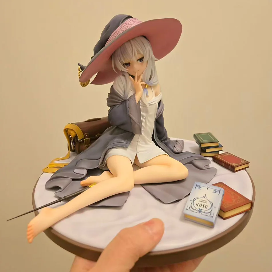 Anime Figure Elaina Figure Elaina flying Action Figures Witch Figurine Doll PVC Girl Model Toys Adult Collection Statue Gift19cm