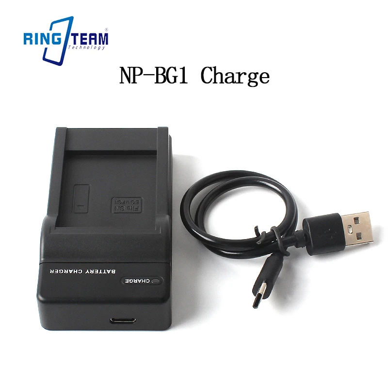 NP-BG1 Single-Slot Type-C Charger - Safe Fast Charging Compatible with Sony Cyber-shot Camera Batteries