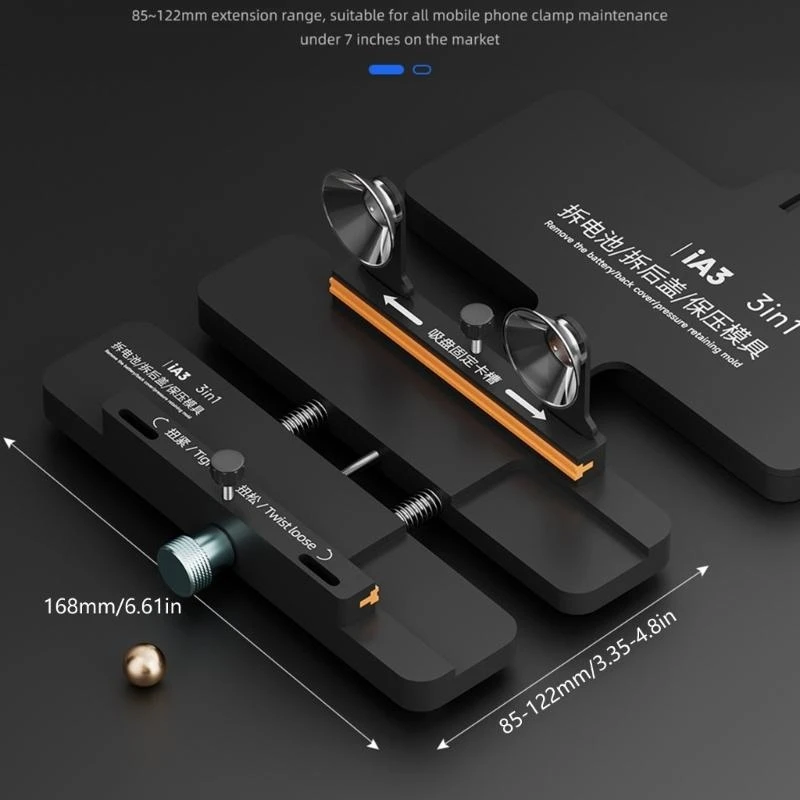 Morsetto riparazione mobile ergonomico adatto per fissazione del telefono e manutenzione efficiente Scafo Schermo