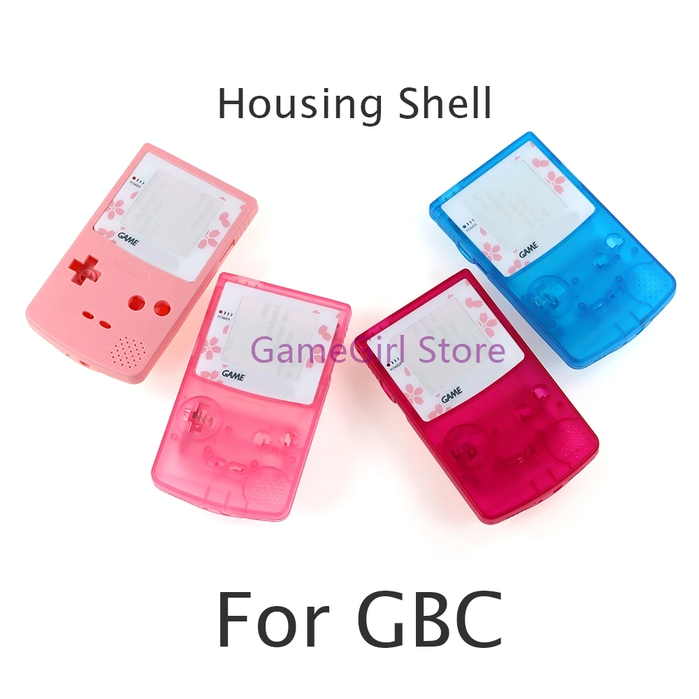 

10sets Plastic Housing Case Cover For Gameboy Color GBC Game Console Shell with Buttons Replacement Kits