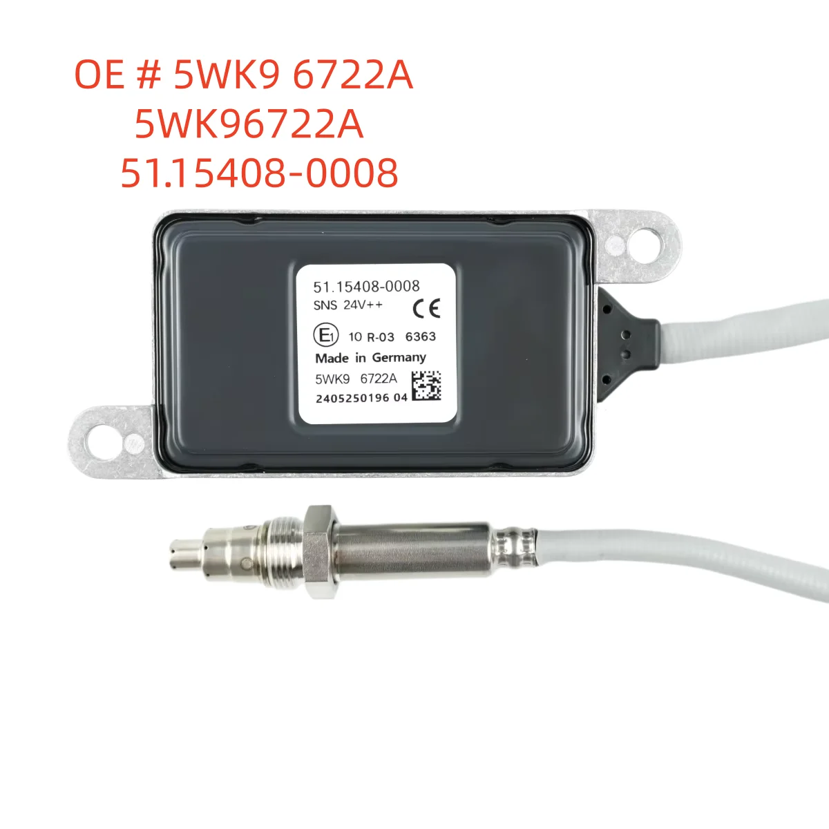 High quality New 5WK9 6722A   5WK96722A  51.15408-0008 Nitrogen Oxide Sensor NOX Sensor for MAN