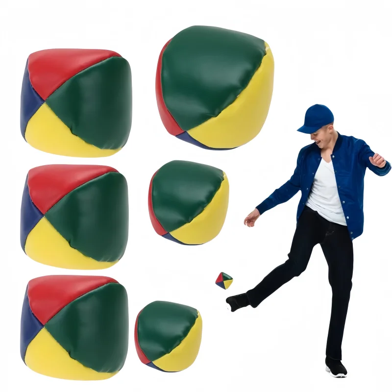 초보자용 6개입 저글링 공 세트 - 부드럽고 내구성 있는 저글링 공 키트, 저글링 배우기 - 어린이용 서커스 야외 장난감